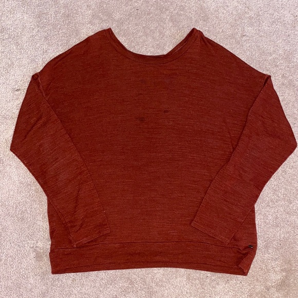 American Eagle Women’s Rust Sweater with Open back - Picture 1 of 5
